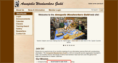 Desktop Screenshot of annapoliswoodworkers.org